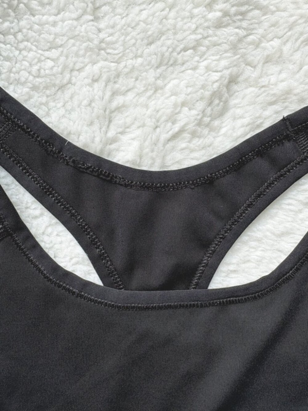 Nike Dri-FIT Sports Bra Black Racerback Size M Medium BV3636-010 Gym Yoga - Picture 5 of 10